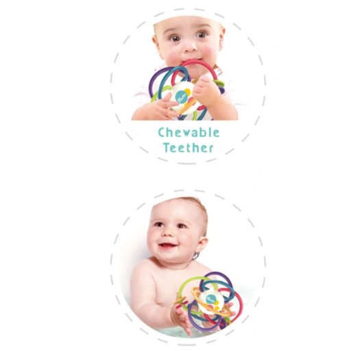 SENSORY GALE BEADS HRAČKA HRANIČKA NA GUĽAČKU PRE BOJČATÁ
