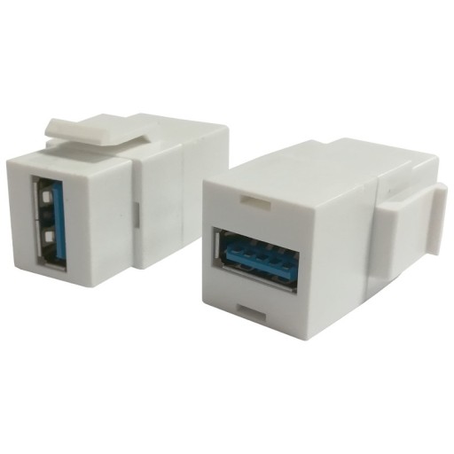 Patchpanel vložka, konektor USB 3.0, zásuvka typu A na zásuvku typu A