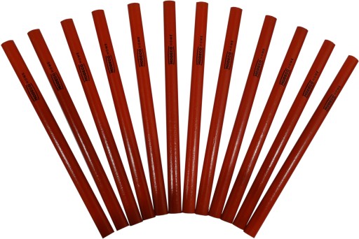 Stolárska ceruzka červená 180 mm MODECO 12 kusov