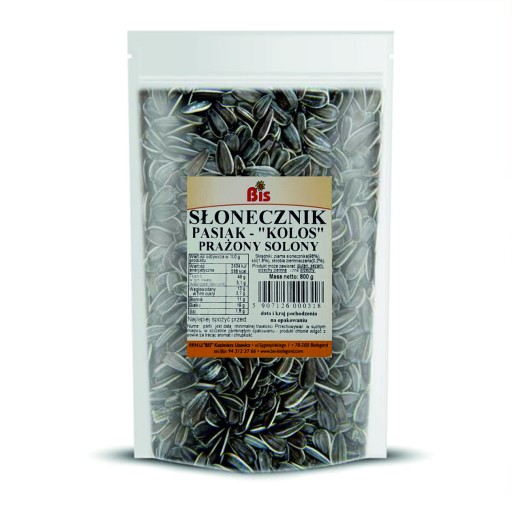PEČENÁ SLNEČNICA SOLENÝ PRUHOVANÝ KOLOS 800g