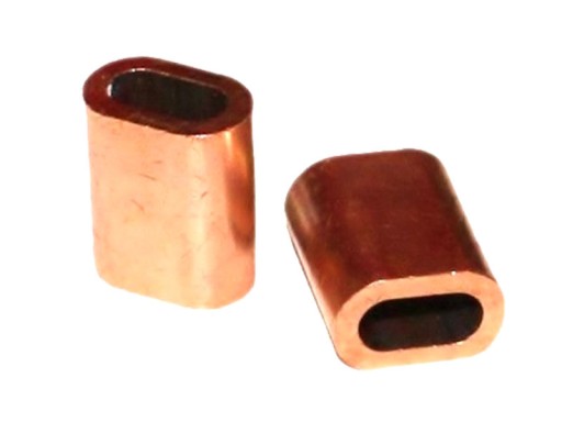 SVORKA NA LANA 4mm, meď - 01008