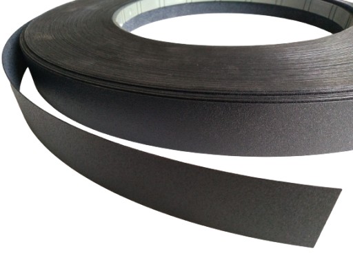 ABS nábytková hrana, čierna, rozmer 42 x 1 mm - 1 meter