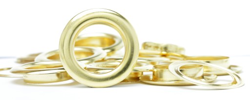 Vodítka z nehrdzavejúcej ocele fi 18/28 pre tašky GOLD