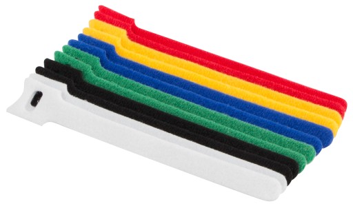 Organizér na káble na suchý zips 150x12mm 12 ks