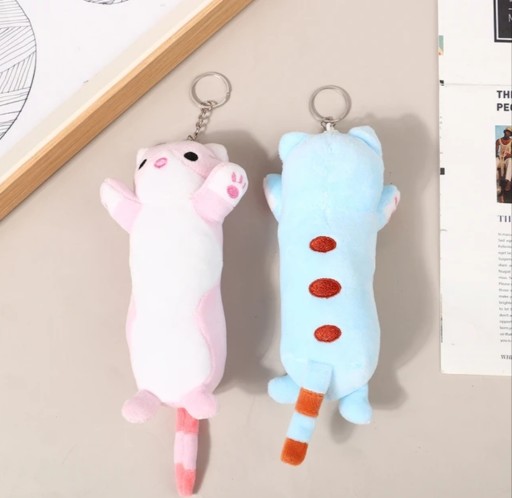 Keychain Batoh Prívesok na kľúče Plyšová mačka pre deti
