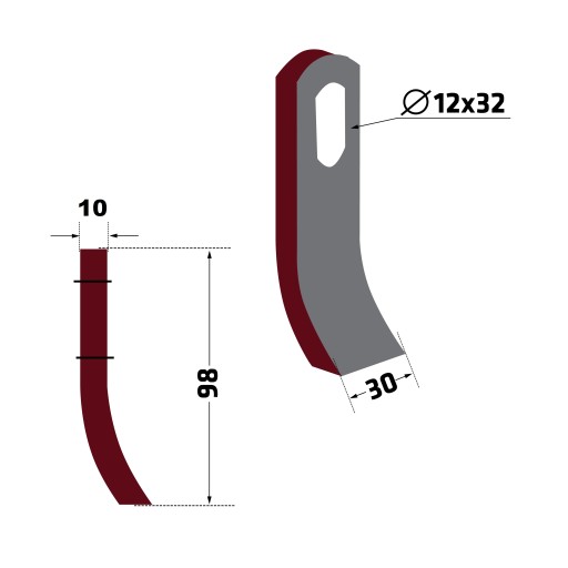 Mulčovač 30mm HER-51 Berky Herder Gilbers