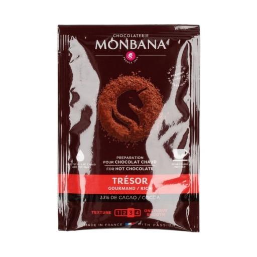 Horká čokoláda Monbana Tresor - 25g vrecúško