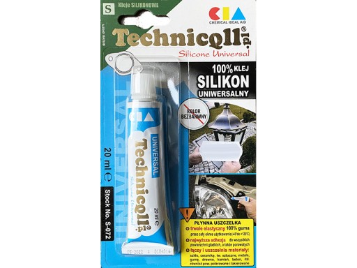 UNIVERZÁLNE ČÍRE SILIKÓNOVÉ LEPIDLO 20ML