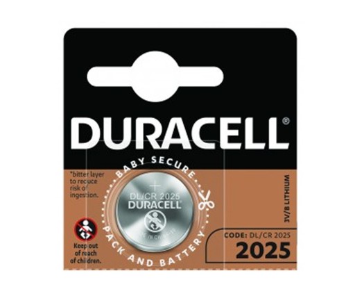 DURACELL CR2025 3V LiMnO2 lítiová batéria
