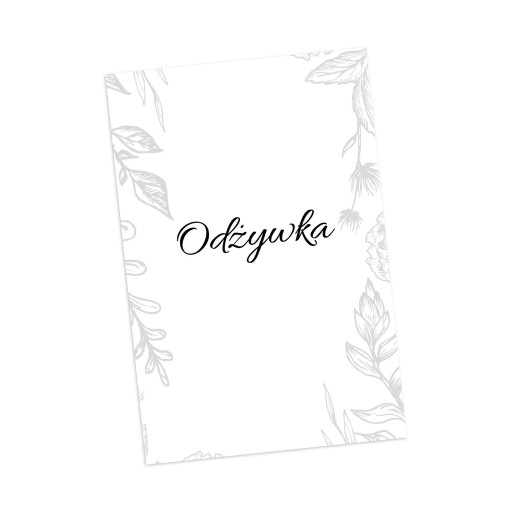 BIELY kozmetické nálepky 18 kusov kondicionér kvety 500ml