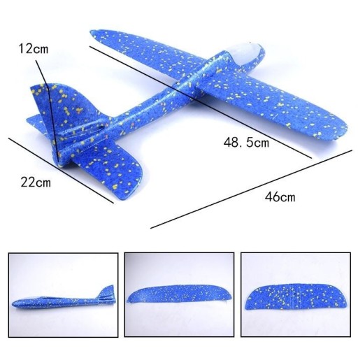 STYROFOAM LETADLA VETRÁK STYROFOAM vrhacie vrhacie lietadlá MODEL