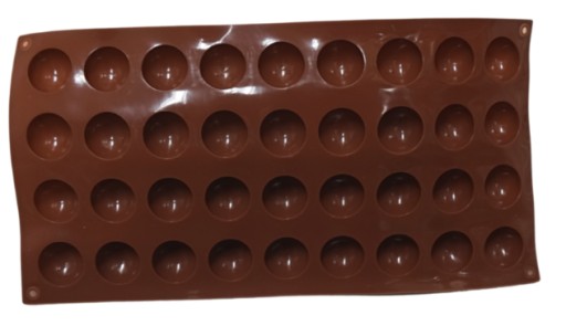 SILIKÓNOVÁ FORMA GULIČKY POLOGÚLE MINI PORCIE 36x
