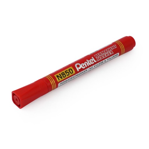 Permanentný popisovač okrúhly PENTEL N850 RED