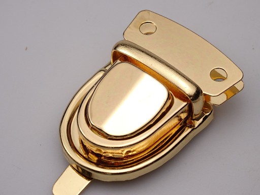 Kovový zips na zlatý kufrík 41/28 mm