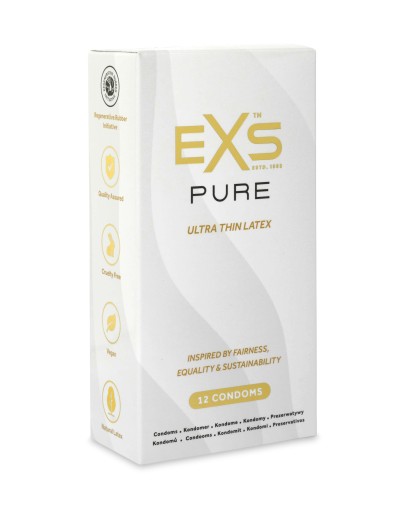 EXS Pure ultratenké EKO kondómy 12 ks.