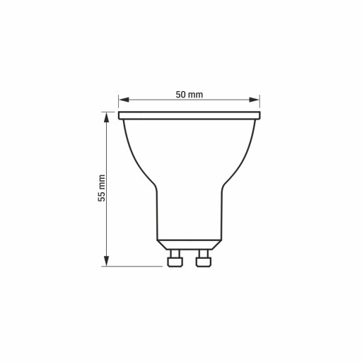 VIDEX GU10 LED ŽIAROVKA 5W 420LM NEUTRÁL