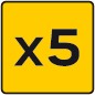 FFP1 protiprachová polomaska, 5ks TOPEX 82S133