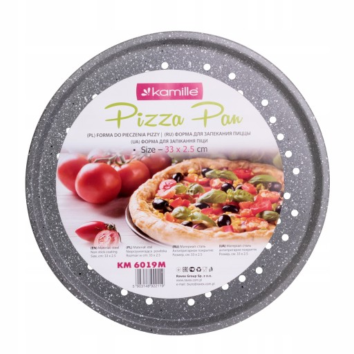 Forma Plech na pečenie PIZZA PIZZA 33cm KAMILLE