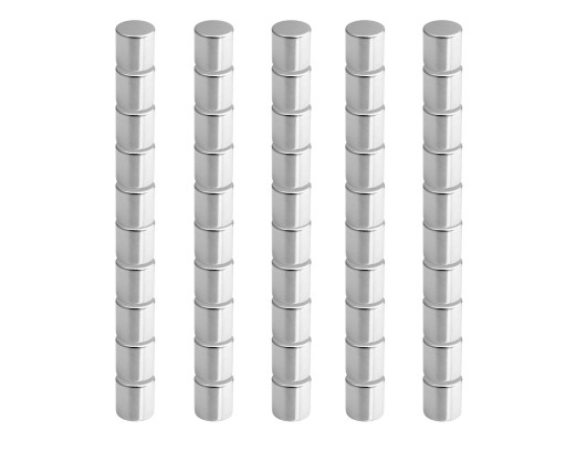 SET SILNÝ VALEC NEODYMIOVÝ MAGNET 4x5. 50 ks.