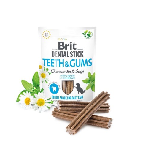 BRIT DENTAL TYČ ZUBY A ďasná HAŘMÁNEK A ŠALVII 251 g