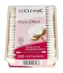 CLEANIC Hygienické papierové štuple do uší, 200 ks