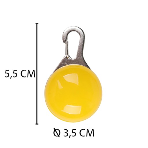SVIETIACA LED LAMPA DO GOLÍKU PRE PSA A MAČKU PRÍVESNÍK GOLÍK PRE PSA MAČKU