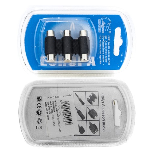 Konektor adaptéra 3x RCA Chinch samica