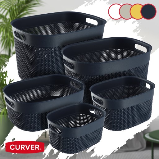 KOŠ NA NÁDOBY CURVER 6L ORGANIZÁTOR NAVY ECO