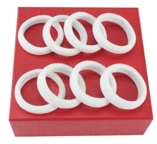 VLASY DO VLASOV LYCRA BIELA 2,5 cm 10 KS