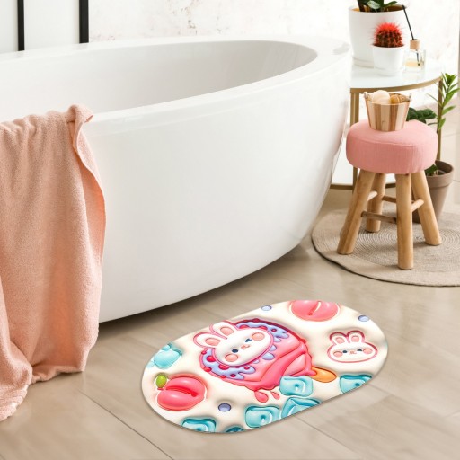 3D protišmyková absorpčná podložka do kúpeľne Magic 33