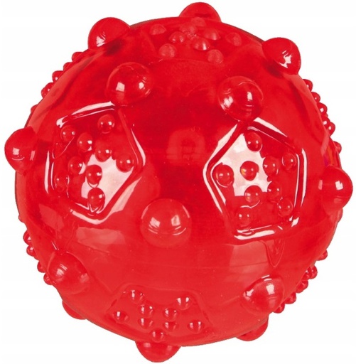 Trixie LOPTA, TERMOPLASTICKÁ guma, Squeaky, 8cm