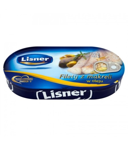 Lisner Filety z makrely v oleji 170 g