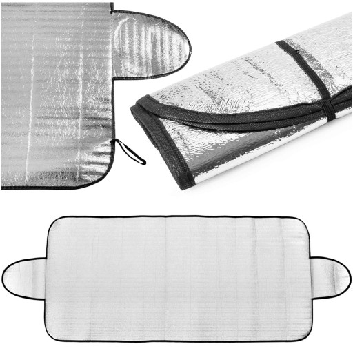 SILVER SHIELD 150x70 SUN MAT NA LETNÉ ČELNÉ SKLO + ŽABKY