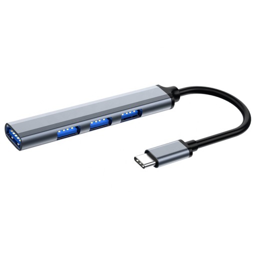 HUB ADAPTÉR 4 x USB-A 3.0 USB-C TYP-C SLIM