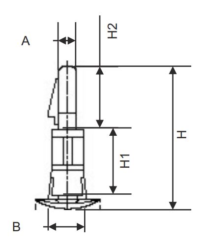 MM051 DIŠTANČNÝ ČEP Ø4 - RLCBSR-6-01 PULSAR