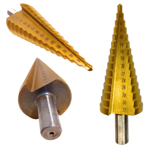 KROKOVACÍ VŔTAČ DO KOVU HSS-CIN 4-32MM ALLBE