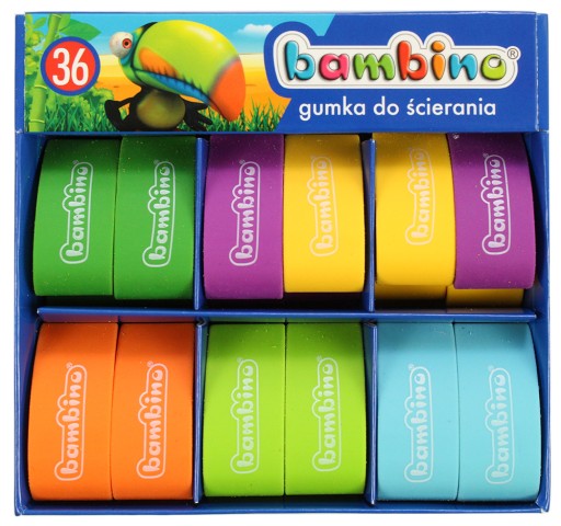 BAMBINO GUMA NA ŠKRABANIE FAREBNEJ MYŠI