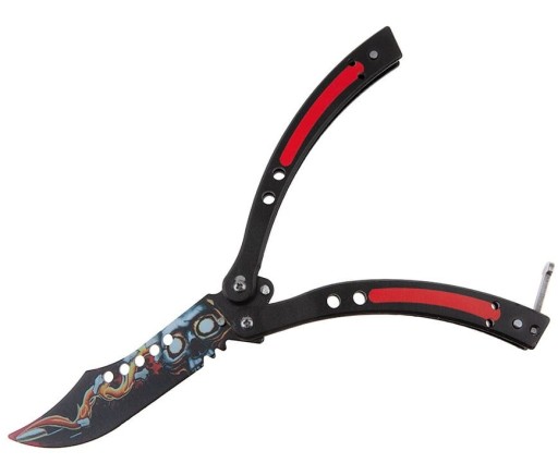 Tréningový nôž BALISONG CS:GO BUTTERFLY