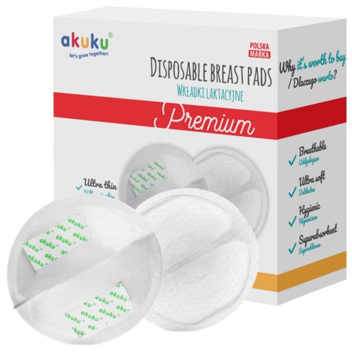 AKUKU TENKÉ ABSORPČNÉ GÉLOVÉ LAKTAČNÉ VLOŽKY 30