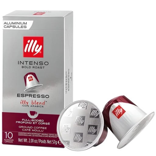 NESPRESSO ILLY INTENSO KAPSULKY 100% ARABICA 10 KUSOV DO KÁVOVARU