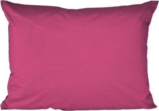 Obliečka na vankúš FUCHSIA 40X60 MATNÁ BAVLNA HLADKÁ JEDNÁ FARBA