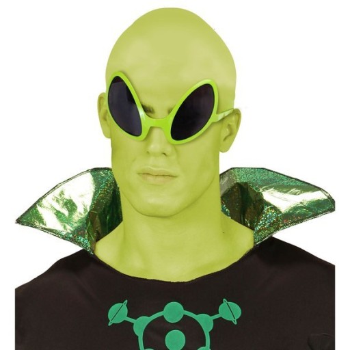 CIZOMZEMSKÉ OKULIARE UFO MIMOZEMSKÉ ZELENÉ MIMOZEMSKÉ
