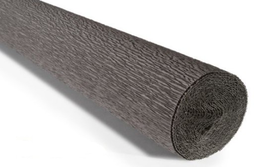 CREEPE hodvábny papier 605 GREY