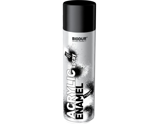 Akrylový lak v spreji 500 ml Matt Black