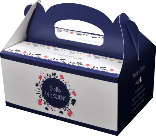 Cake Box Flowers Wedding 10 ks