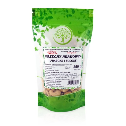 KEŠU ORIECHY PRAŽENÉ, MALÉ SOLENÉ, 250g