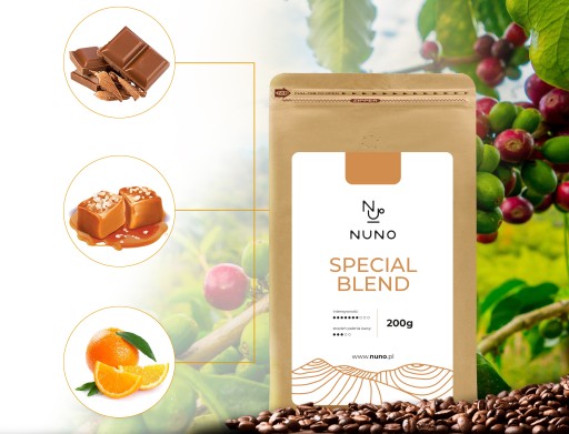 NUNO SPECIAL BLEND COFFEE BANS 200G, CRAFT