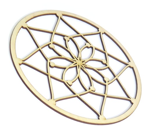 ZÁKLADNA DREAMCATCHER, OPENWORK MACRAME RING MA61