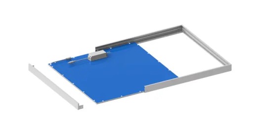 Rám na povrchovú montáž CLICK For LED Panel 60x60 Aluminium