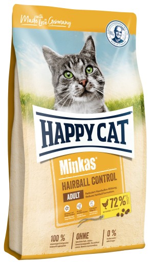 Happy Cat MINKAS Hairball Control suchá hydina 500 g